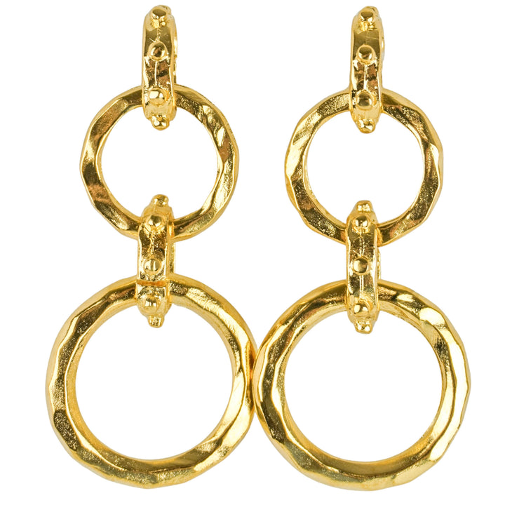 Kenneth Jay Lane Drop Earrings in Gold