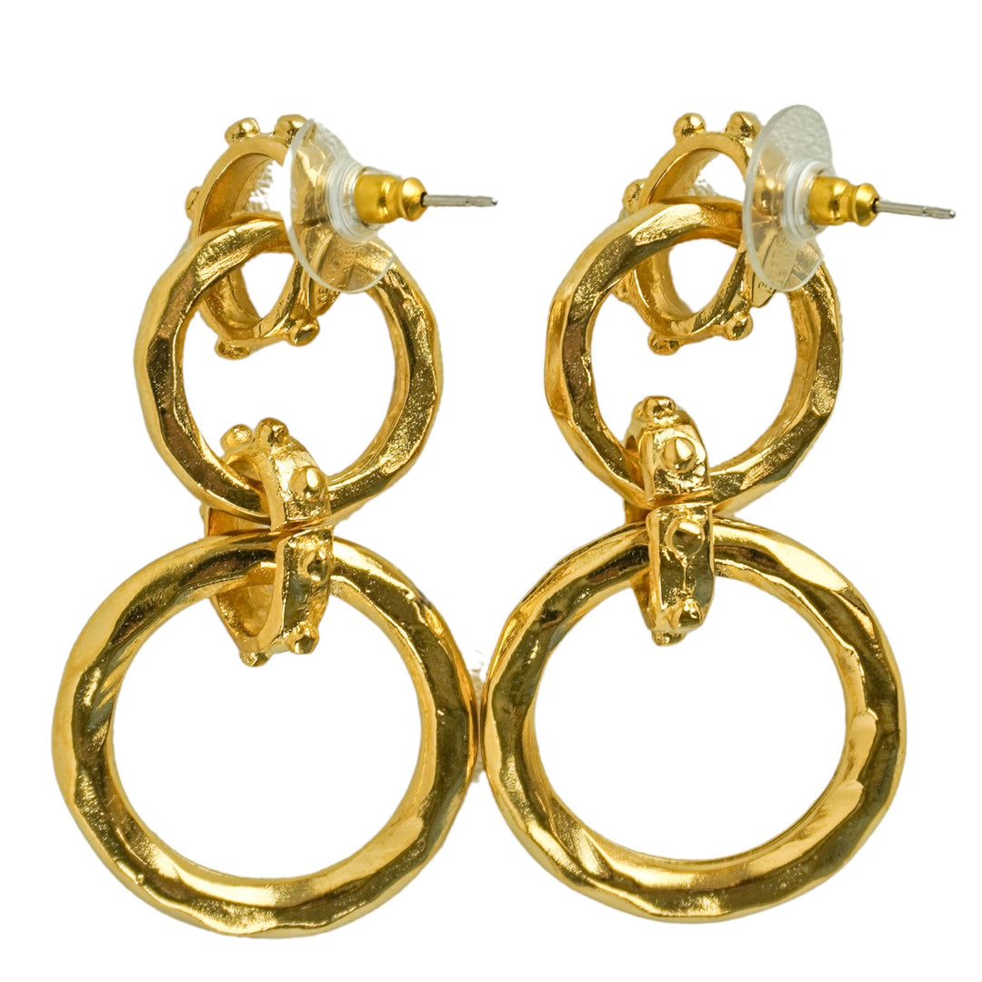 Kenneth Jay Lane Drop Earrings in Gold