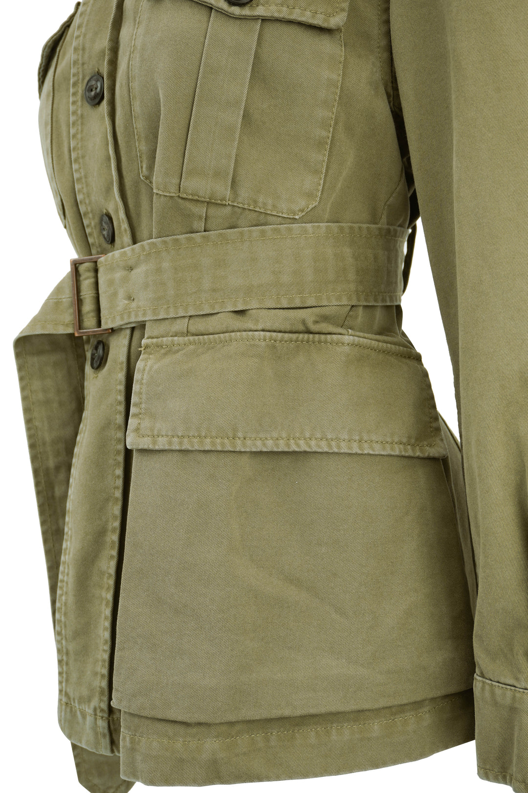 Fortela Madison Jacket in Army Green - Discounts on Fortela at UAL