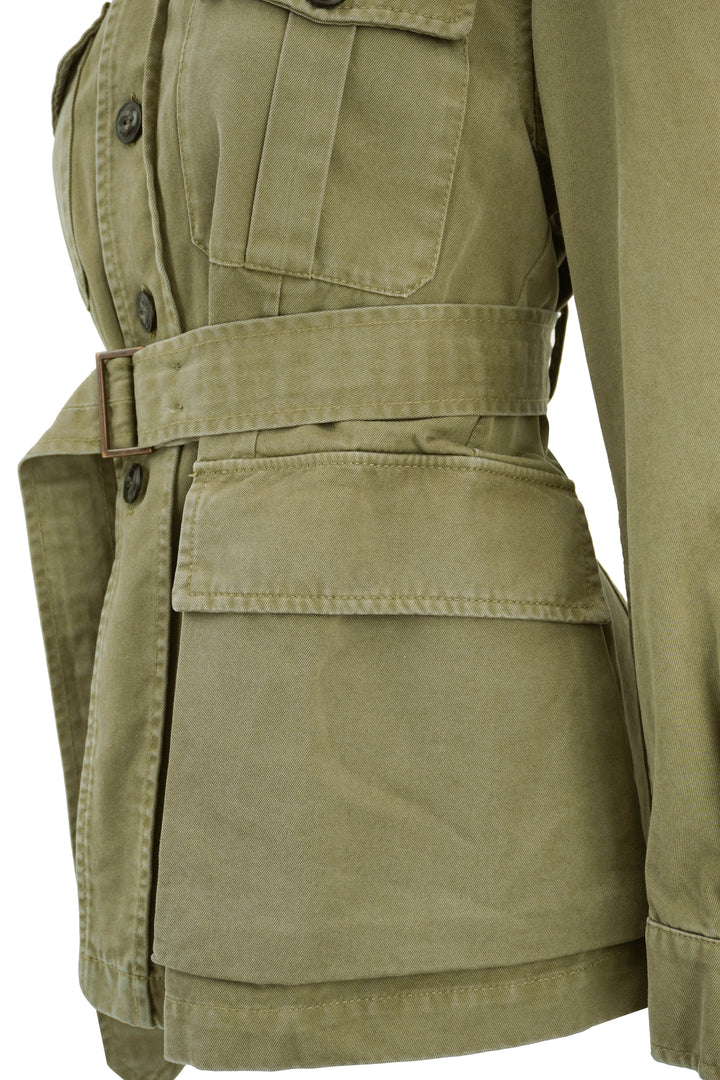 Fortela Madison Jacket in Army Green - Discounts on Fortela at UAL
