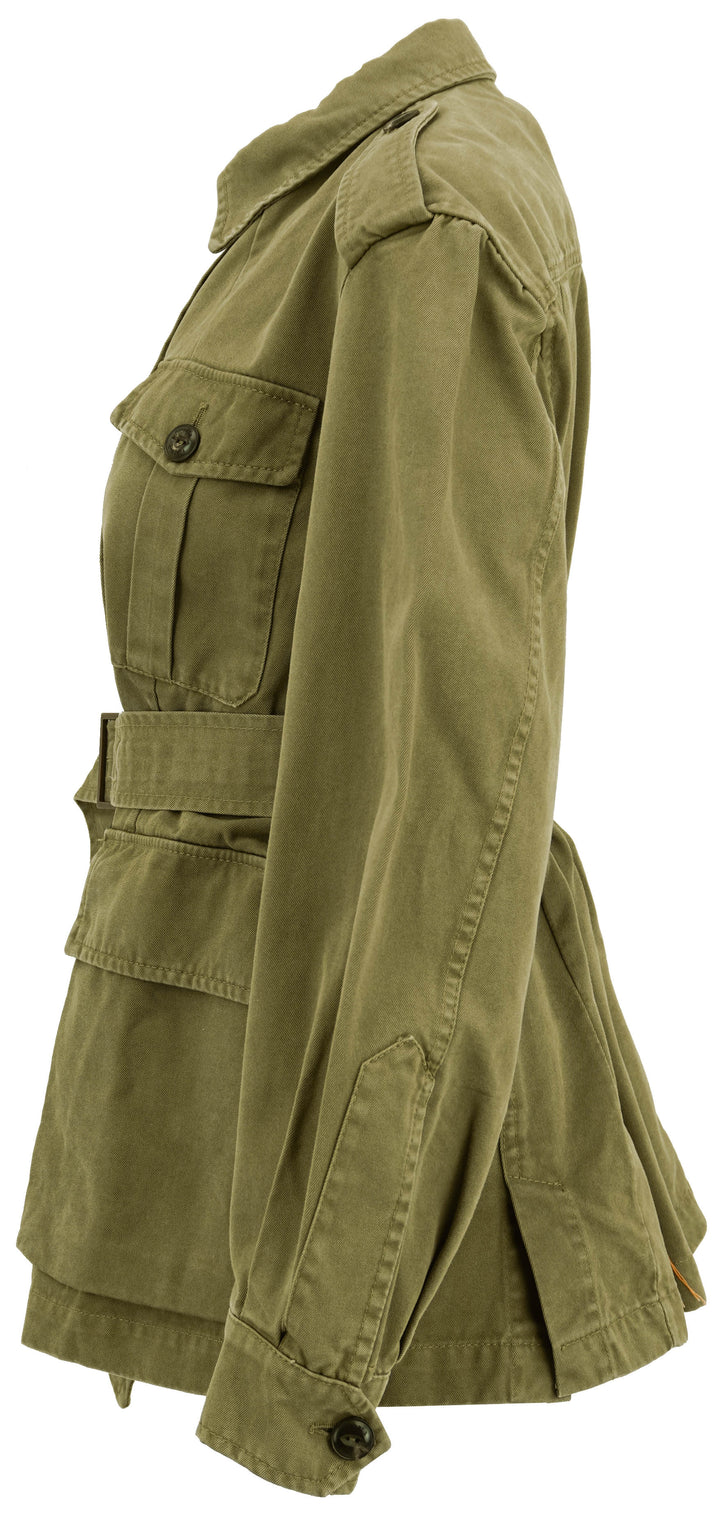 Fortela Madison Jacket in Army Green - Discounts on Fortela at UAL