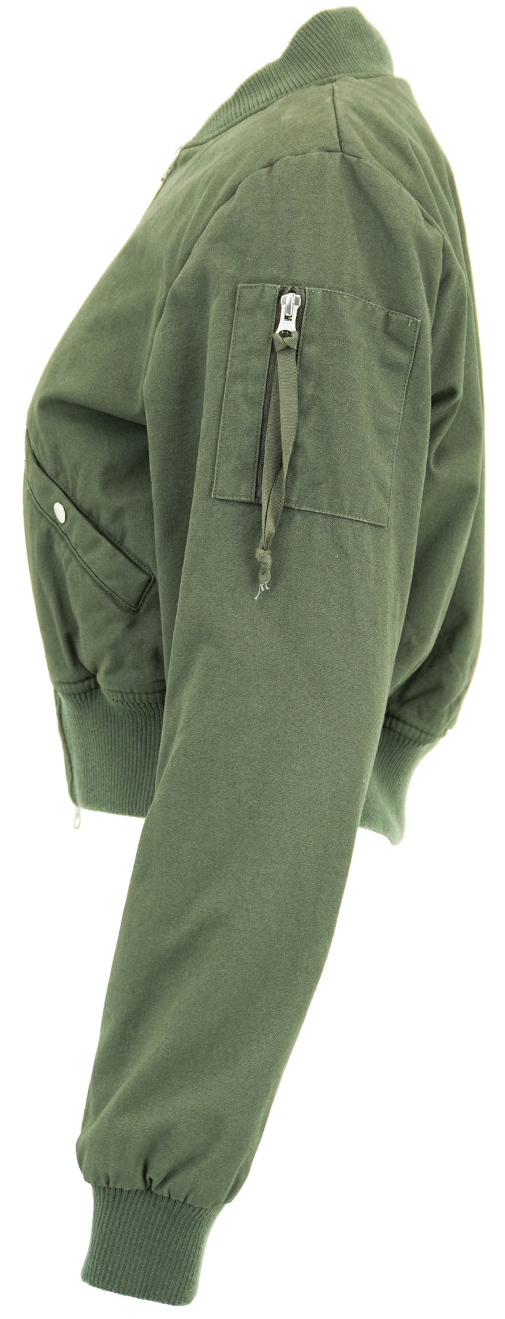 NSF Bomber Jacket in Dark Green - Discounts on NSF at UAL