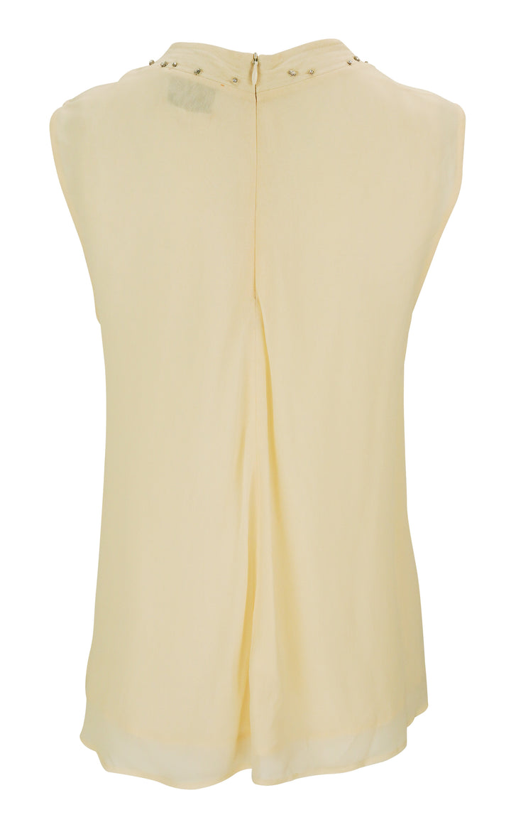 Forte_Forte Embellished Top in Cream - Discounts on Forte_Forte at UAL