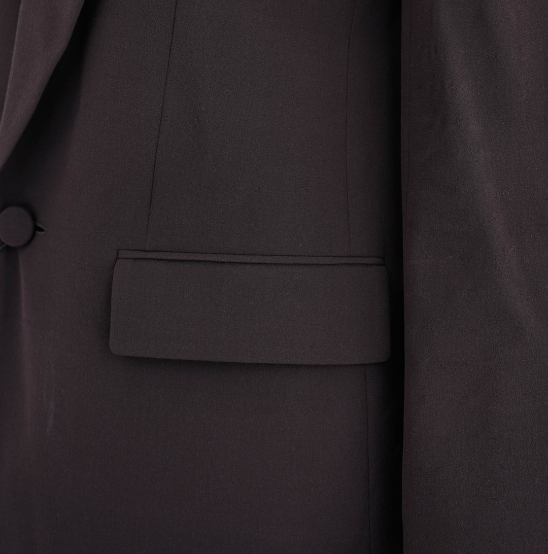 Saint Laurent Single Breasted Blazer in Brown - Discounts on Saint Laurent at UAL