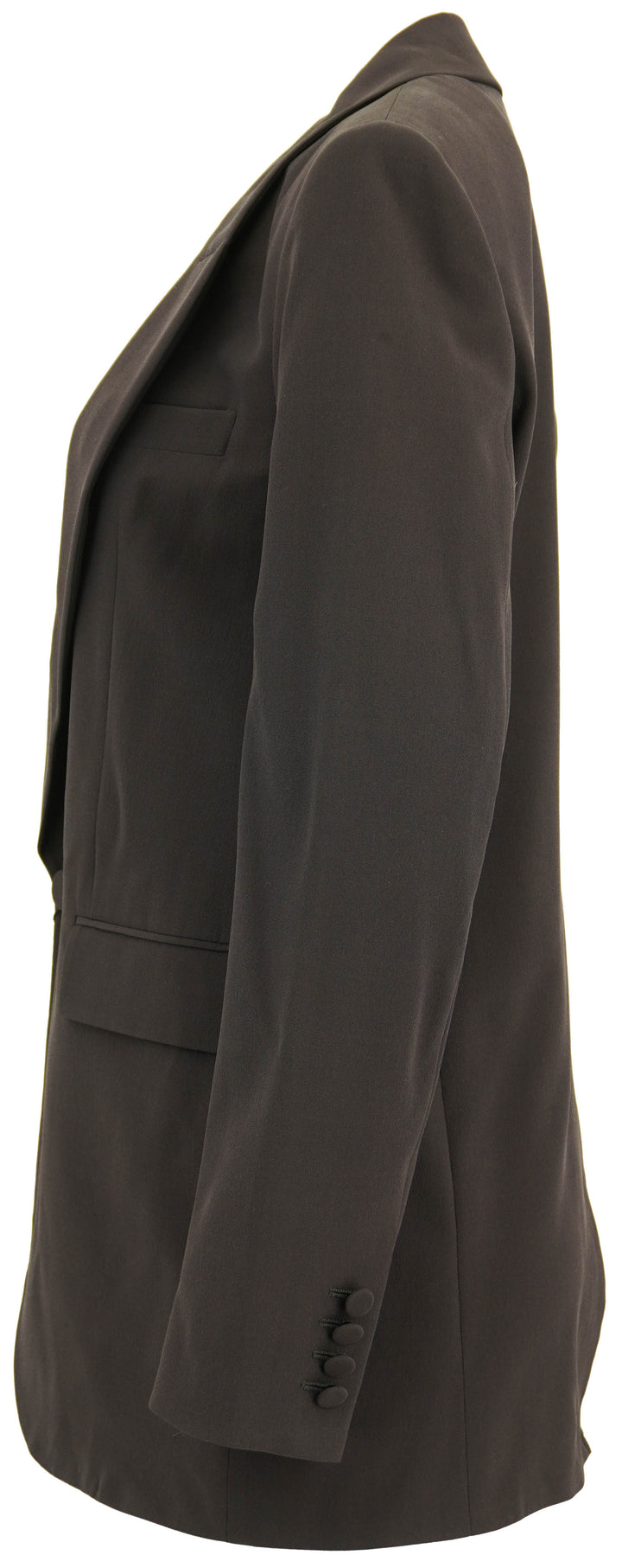 Saint Laurent Single Breasted Blazer in Brown - Discounts on Saint Laurent at UAL