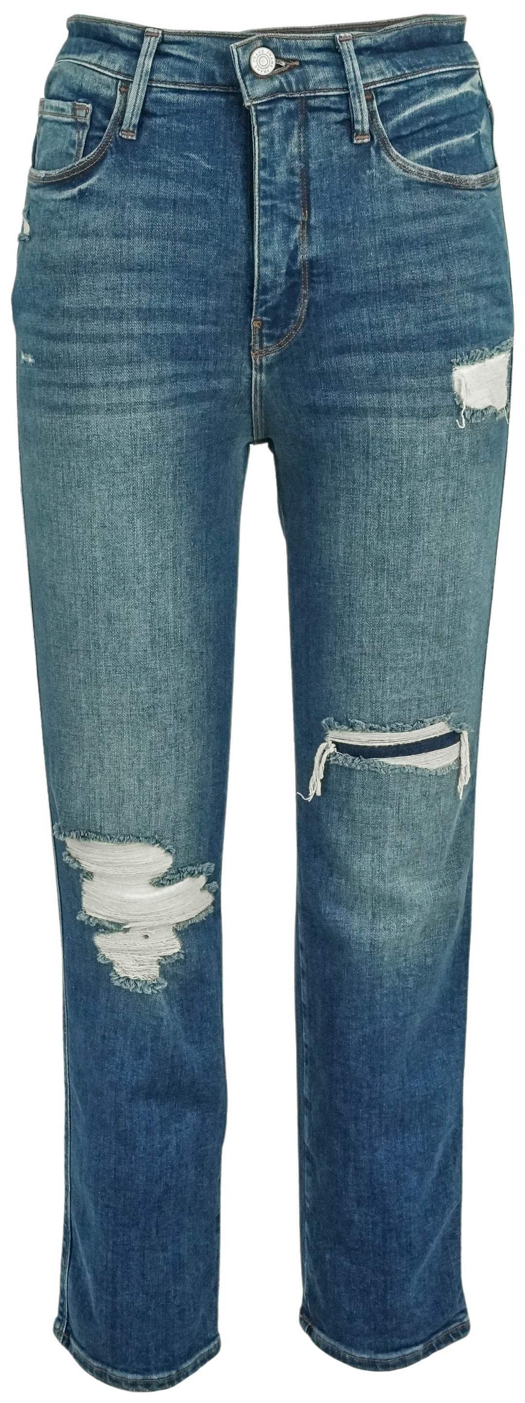 Frame Le Sylvie Slender Straight Denim in Swoon - Discounts on Frame at UAL
