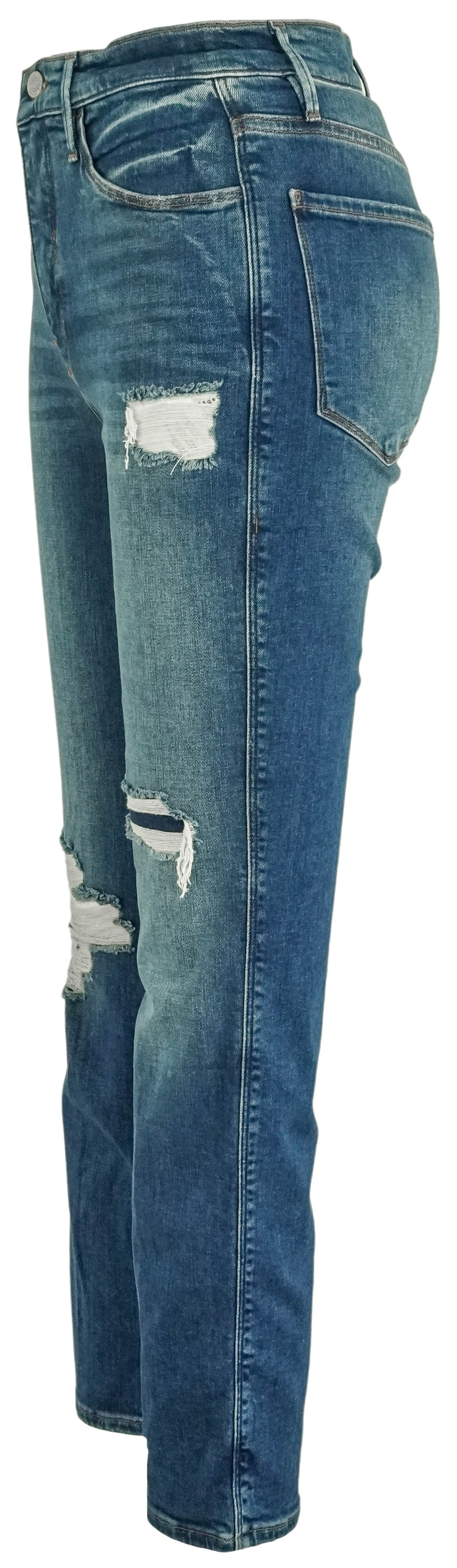 Frame Le Sylvie Slender Straight Denim in Swoon - Discounts on Frame at UAL