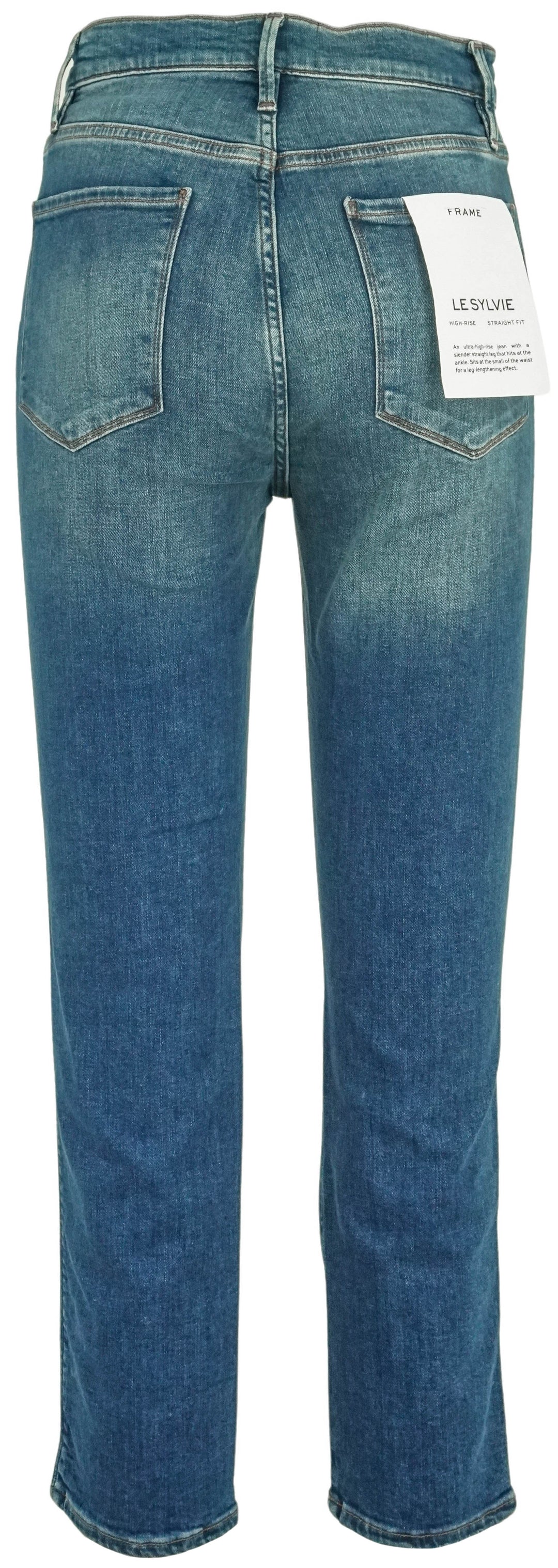Frame Le Sylvie Slender Straight Denim in Swoon - Discounts on Frame at UAL