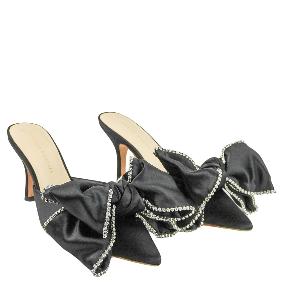 Loeffler Randall Margot Bow Mules in Black