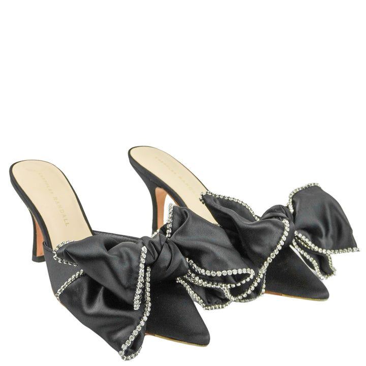 Loeffler Randall Margot Bow Mules in Black