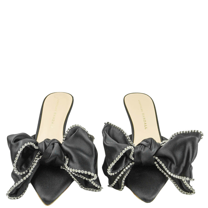 Loeffler Randall Margot Bow Mules in Black