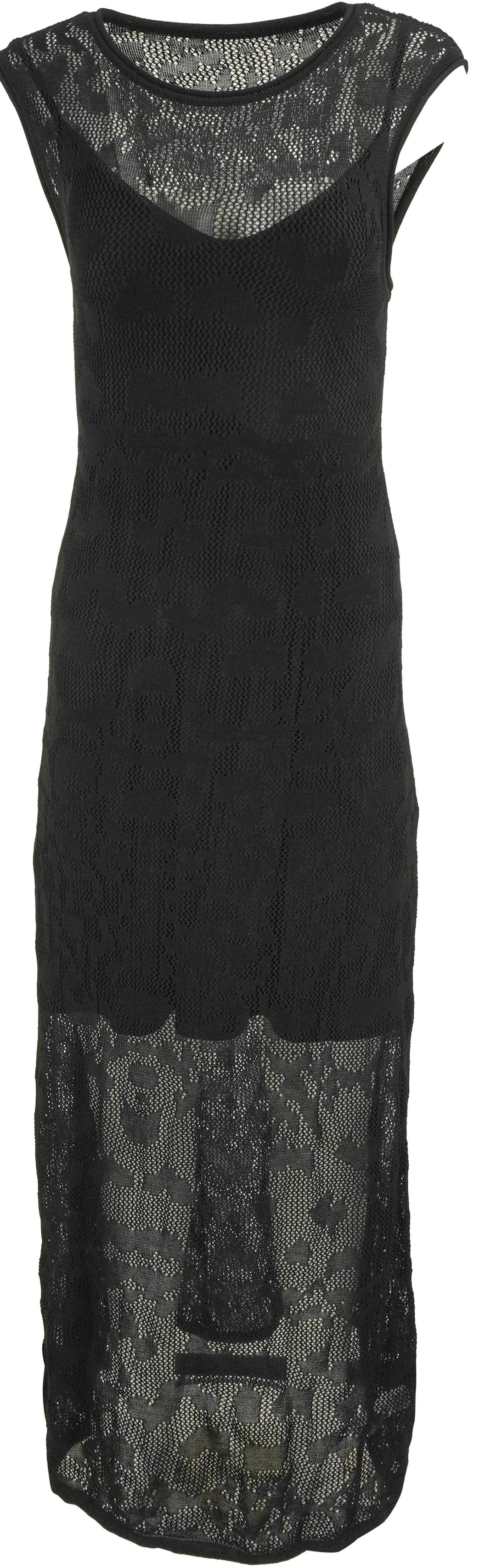 Maria Cher. Leah Crochet Dress in Black - Discounts on Maria Cher. at UAL