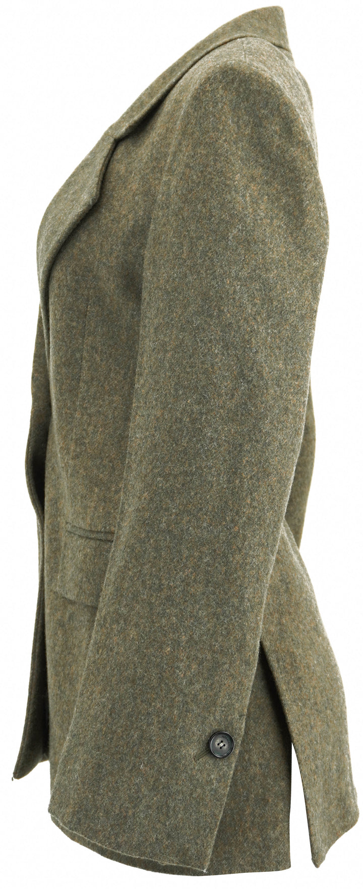 Ferragamo Wool Blazer in Uniform Green - Discounts on Salvatore Ferragamo at UAL