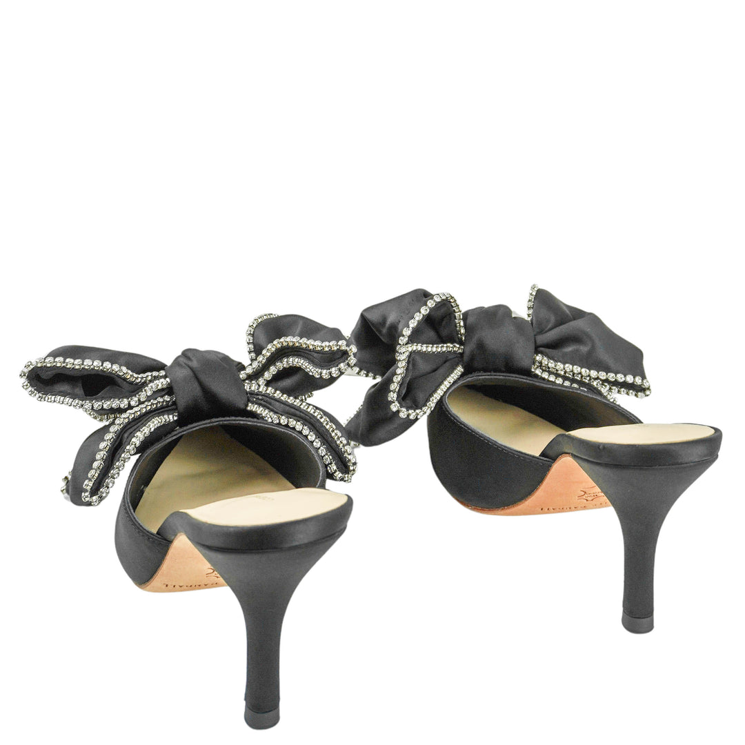 Loeffler Randall Margot Bow Mules in Black