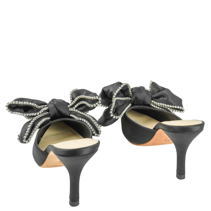 Loeffler Randall Margot Bow Mules in Black