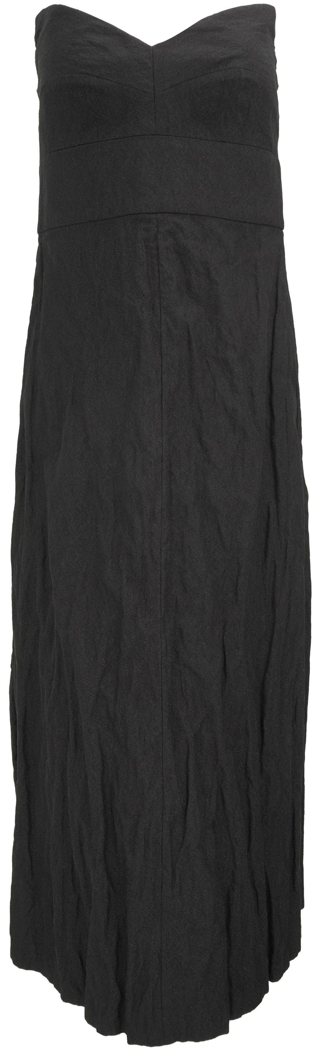 Partow Strapless Midi Dress in Black - Discounts on Partow at UAL