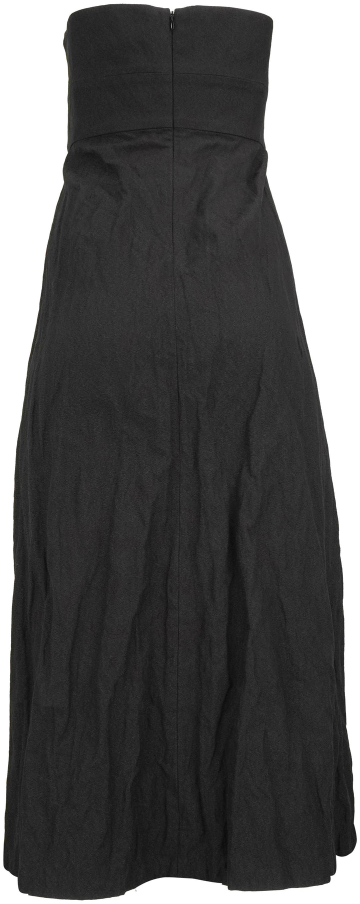 Partow Strapless Midi Dress in Black - Discounts on Partow at UAL