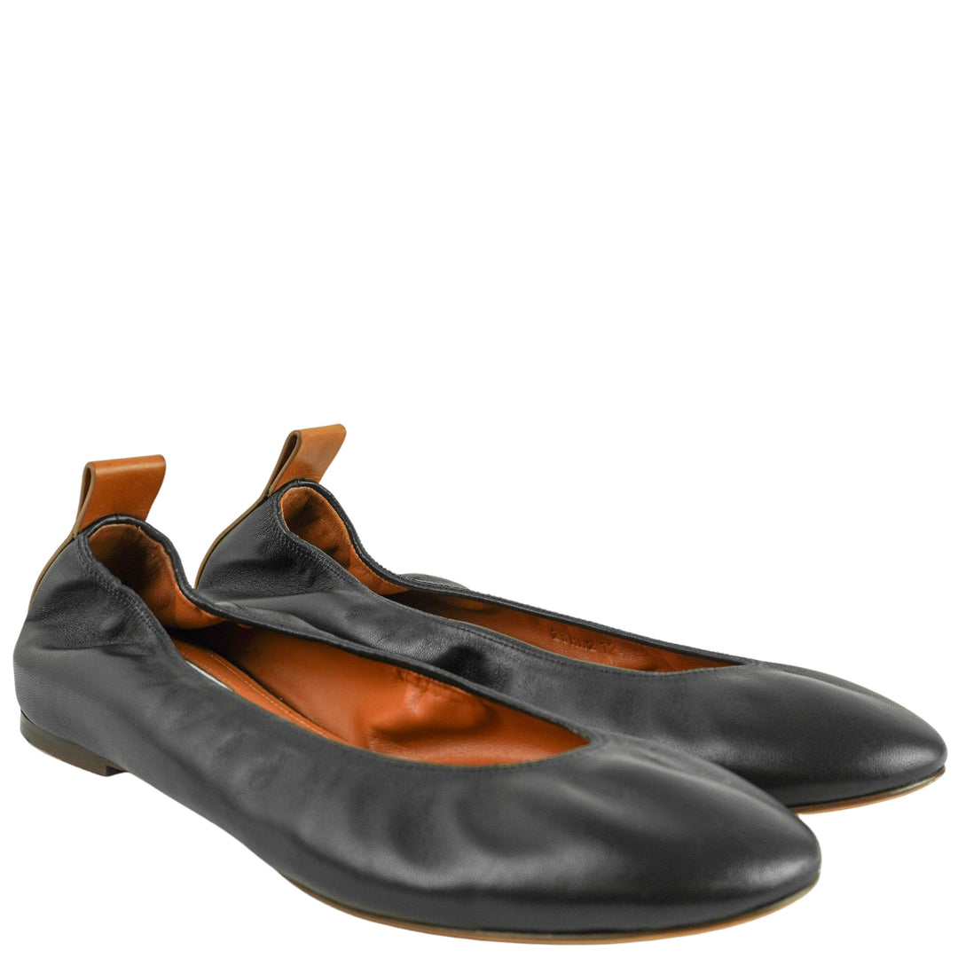 Lanvin Ballet Flats in Black