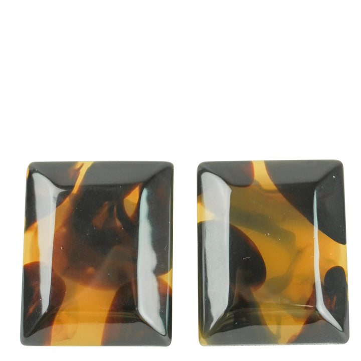 Shashi Brick Earrings in Tortoise - Discounts on Shashi at UAL