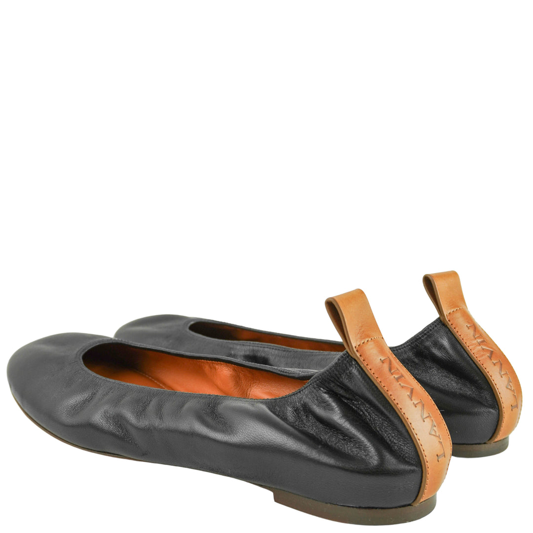 Lanvin Ballet Flats in Black