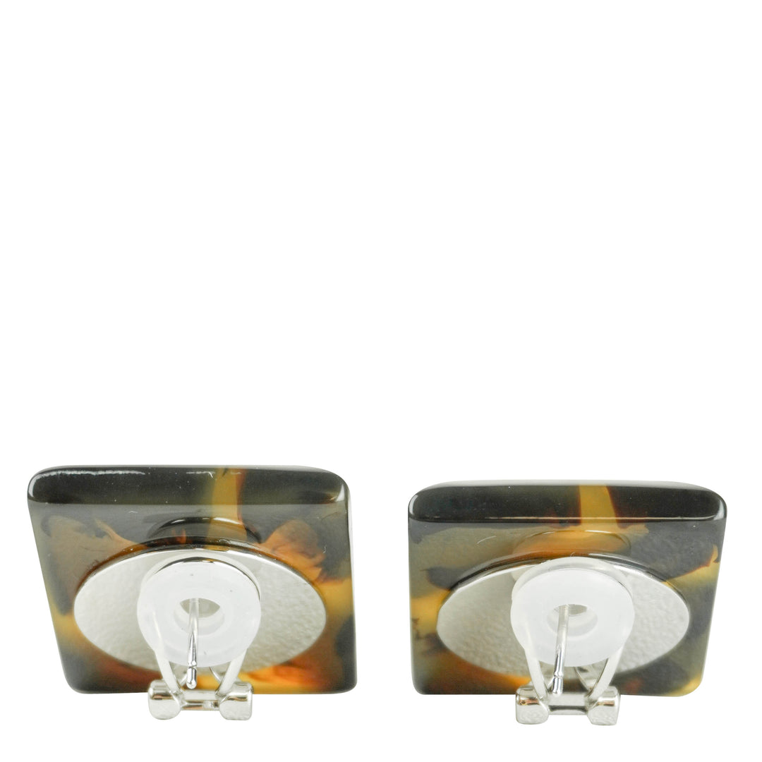 Shashi Brick Earrings in Tortoise - Discounts on Shashi at UAL