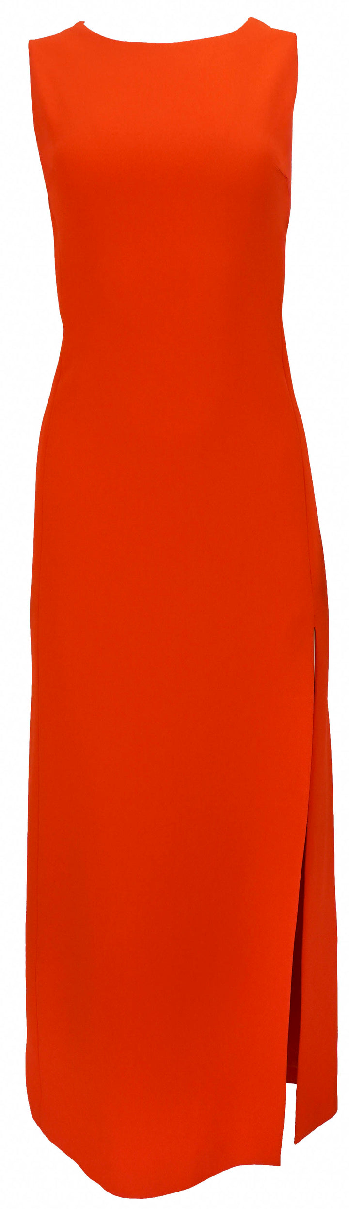 Giambattista Valli Sleeveless Maxi Dress in Red Orange - Discounts on Giambattista Valli at UAL