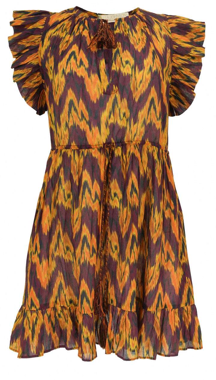Ulla Johnson Kalina Mini Dress Coverup in Terra - Discounts on Ulla Johnson at UAL