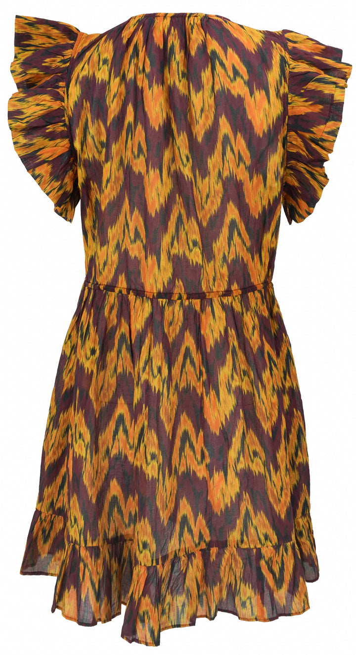 Ulla Johnson Kalina Mini Dress Coverup in Terra - Discounts on Ulla Johnson at UAL