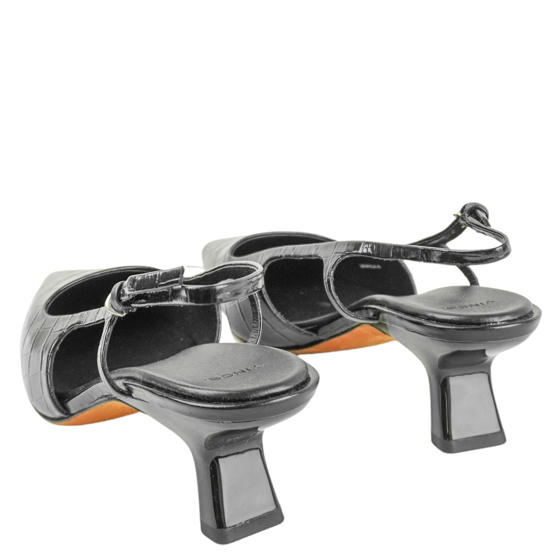 Vince. Bianca Slingback Heels in Black