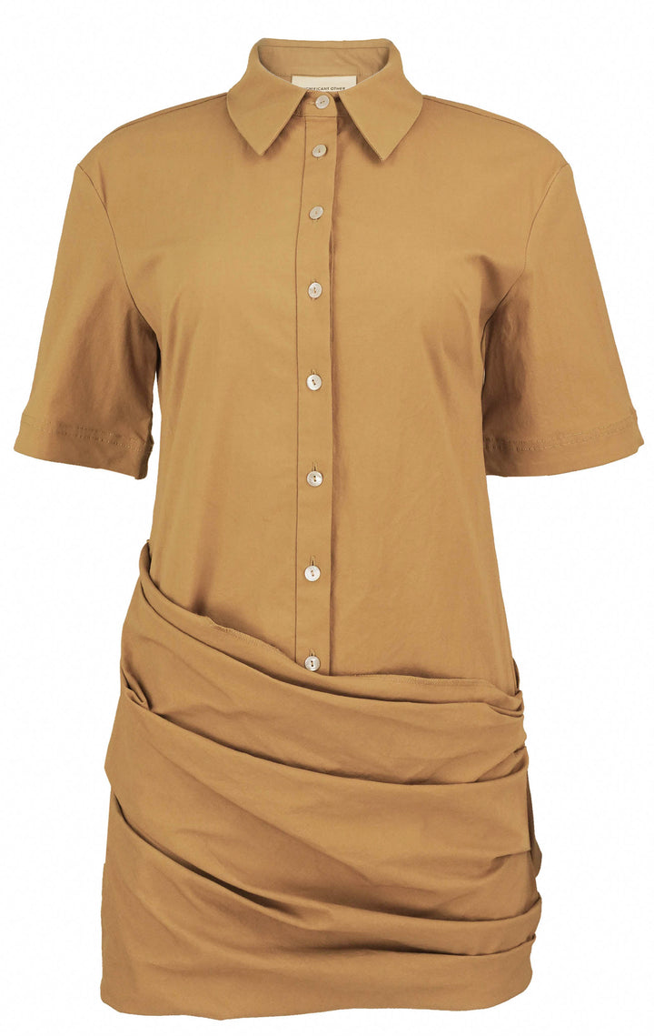 Significant Other Claire Short Sleeve Mini Dress in Sandstone - Discounts on Significant Other at UAL