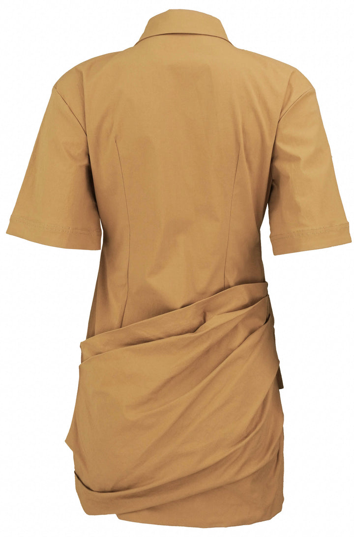 Significant Other Claire Short Sleeve Mini Dress in Sandstone - Discounts on Significant Other at UAL