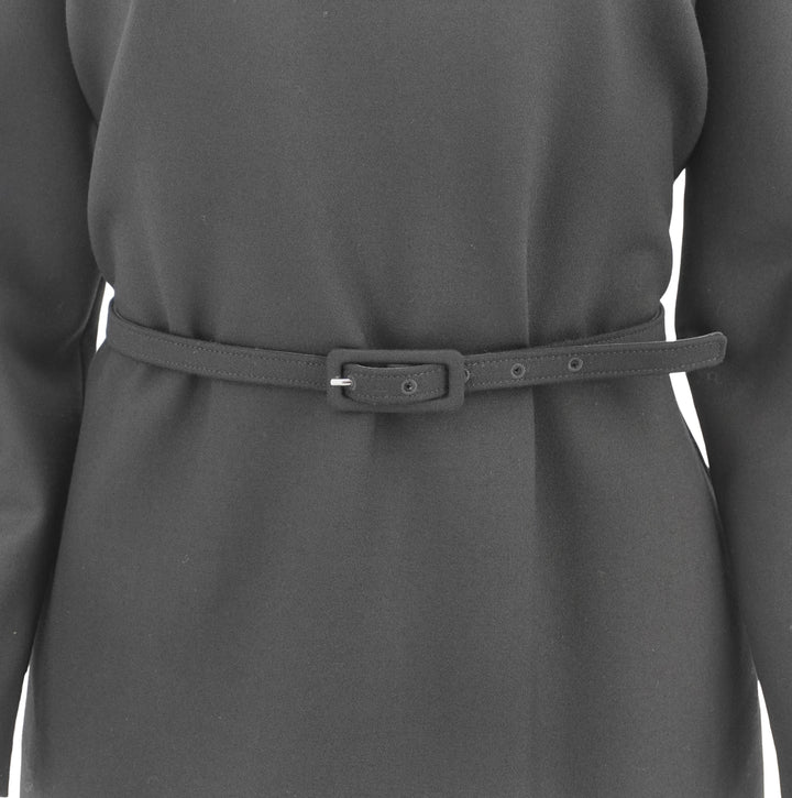 The Row Long Sleeve Dress in Black