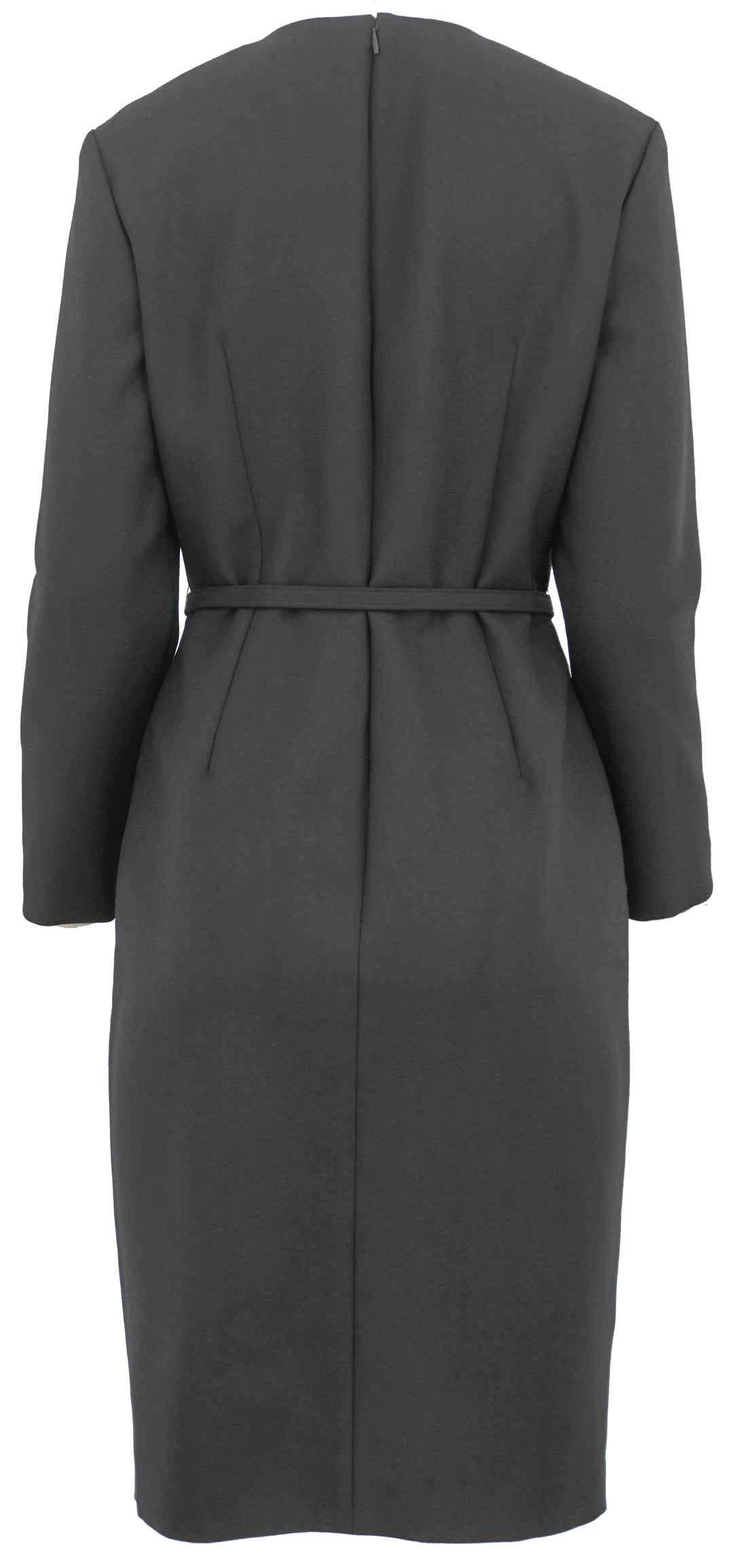 The Row Long Sleeve Dress in Black