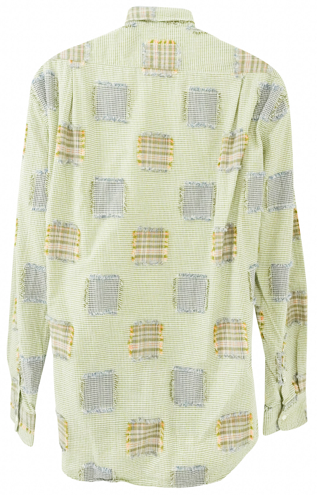 Gitman Bros. Patchwork Shirt in Multi - Discounts on Gitman Bros at UAL