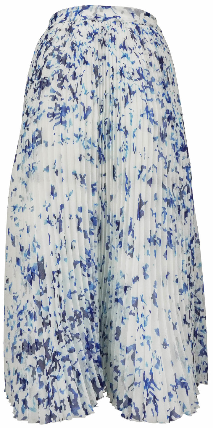 Proenza Schouler Cecily Skirt in White and Blue - Discounts on Proenza Schouler at UAL