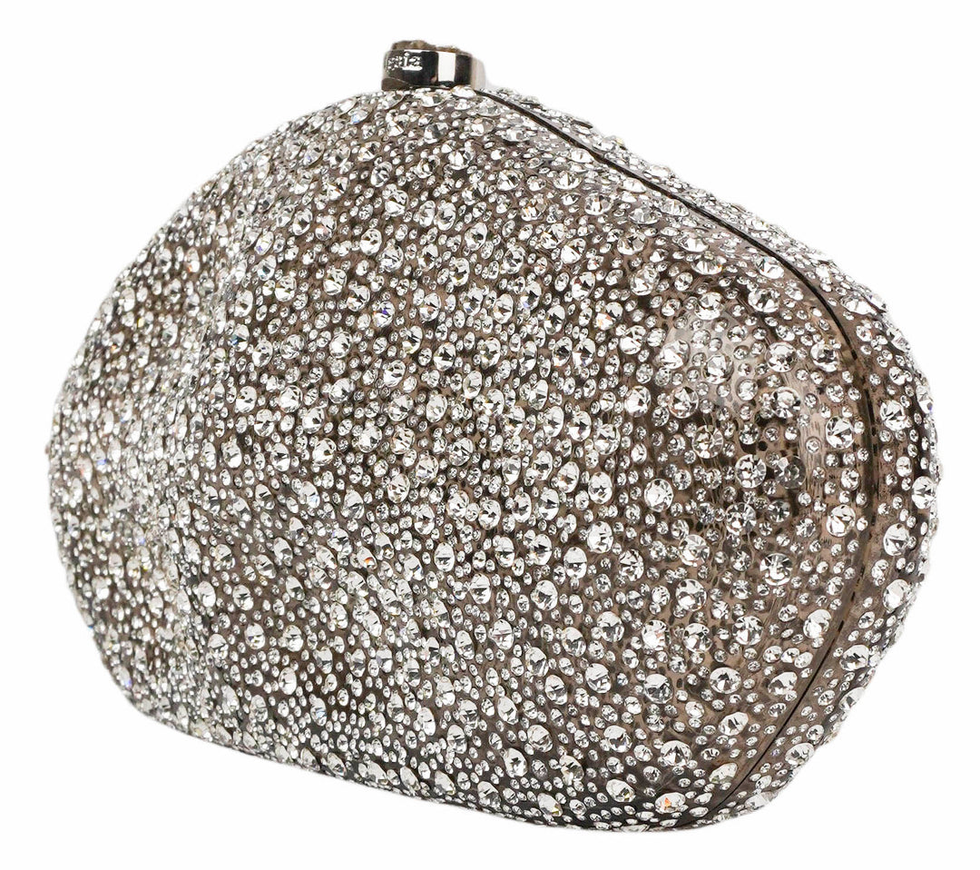 Cult Gaia The Caldera Clutch in Clear Embellished - Discounts on Jacquemus at UAL