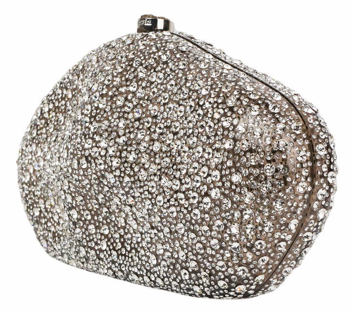 Cult Gaia The Caldera Clutch in Clear Embellished - Discounts on Jacquemus at UAL