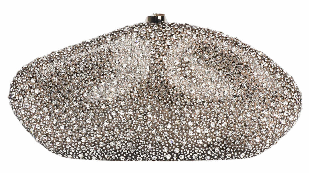 Cult Gaia The Caldera Clutch in Clear Embellished - Discounts on Jacquemus at UAL