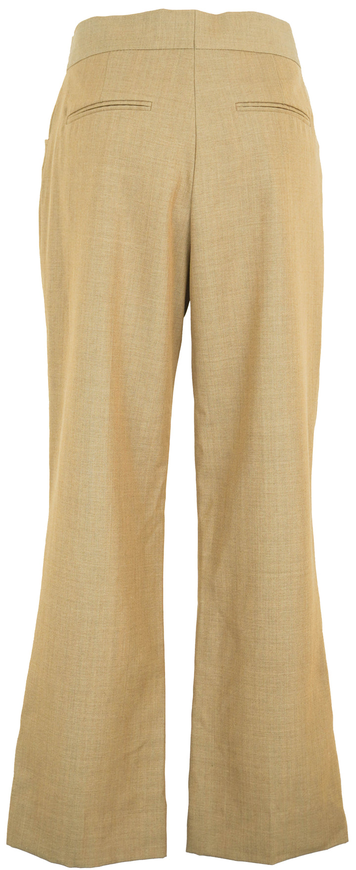 Victoria Beckham Cropped Flare Trousers in Tan - Discounts on Victoria Beckham at UAL