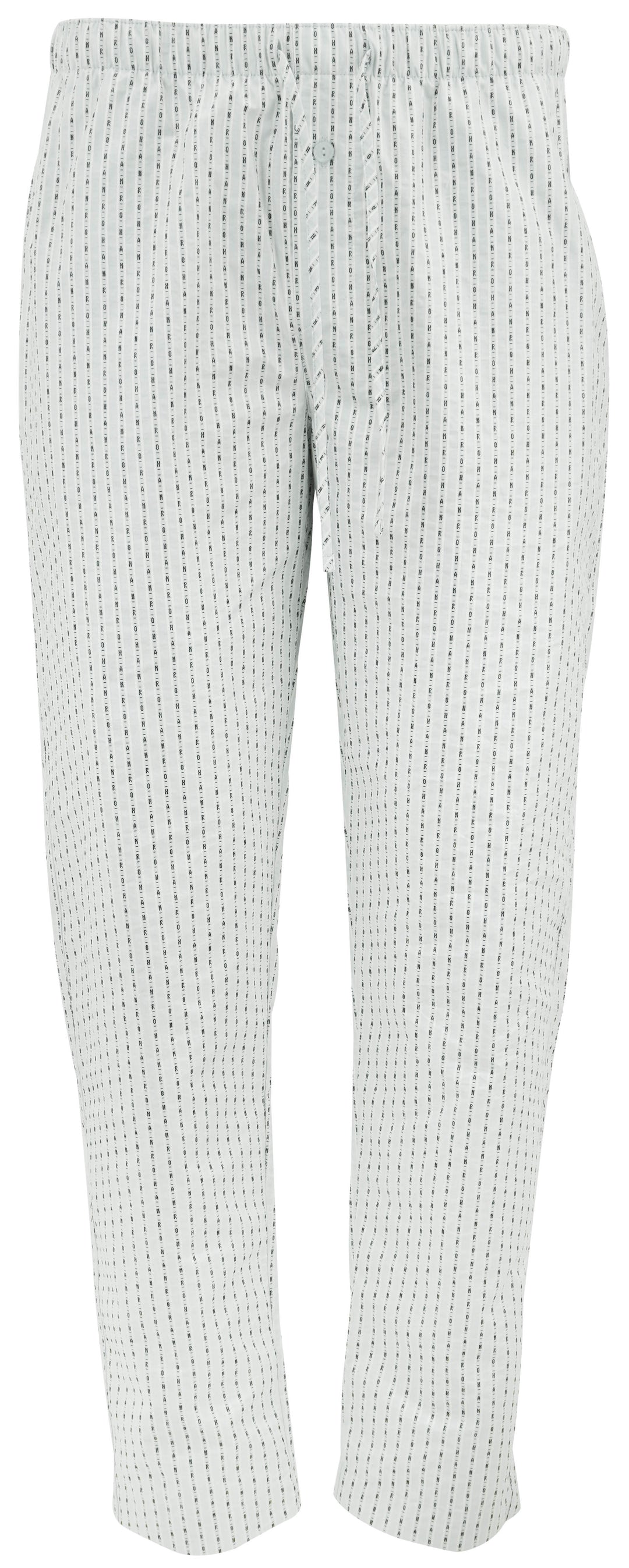 Hanro Striped Pyjama Pants in Light Blue - Discounts on Hanro at UAL