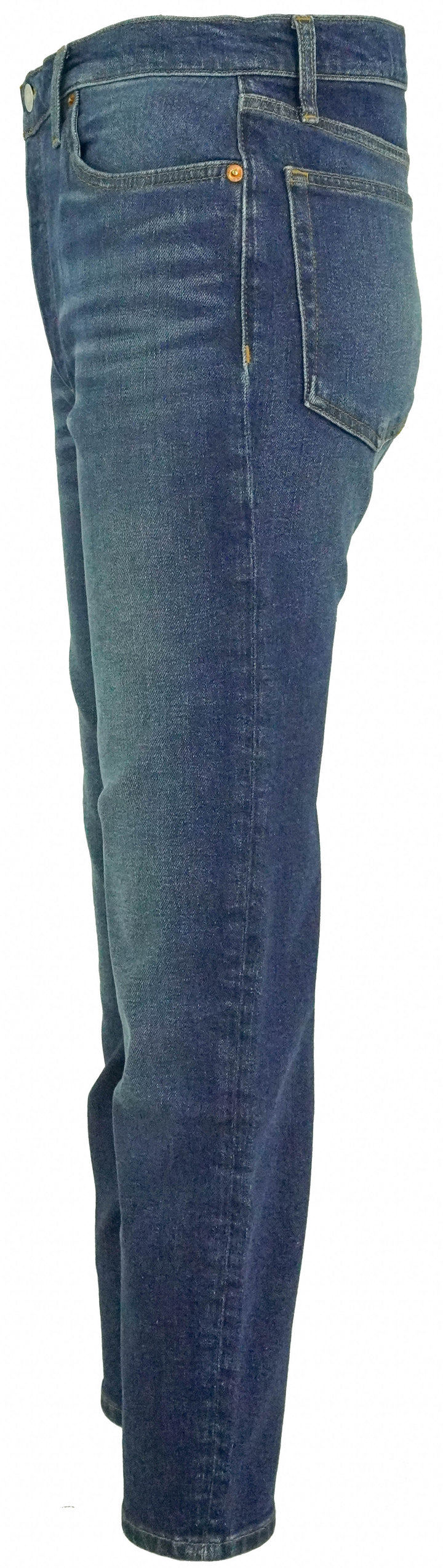 Re/Done 90s High Rise Ankle in Deep Sapphire - Discounts on RE/DONE at UAL