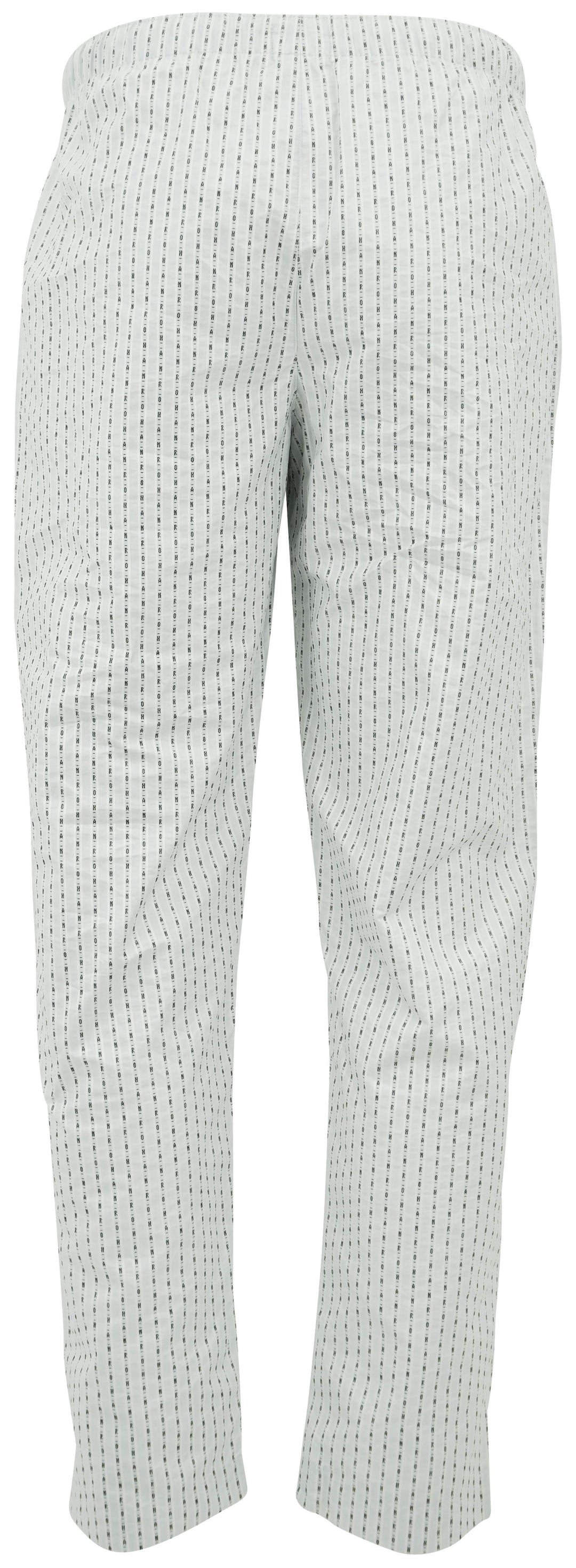 Hanro Striped Pyjama Pants in Light Blue - Discounts on Hanro at UAL
