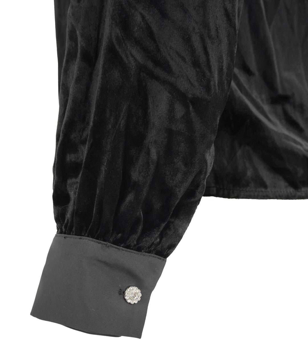 Ramy Brook Ramona Button Down Shirt in Black - Discounts on Ramy Brook at UAL