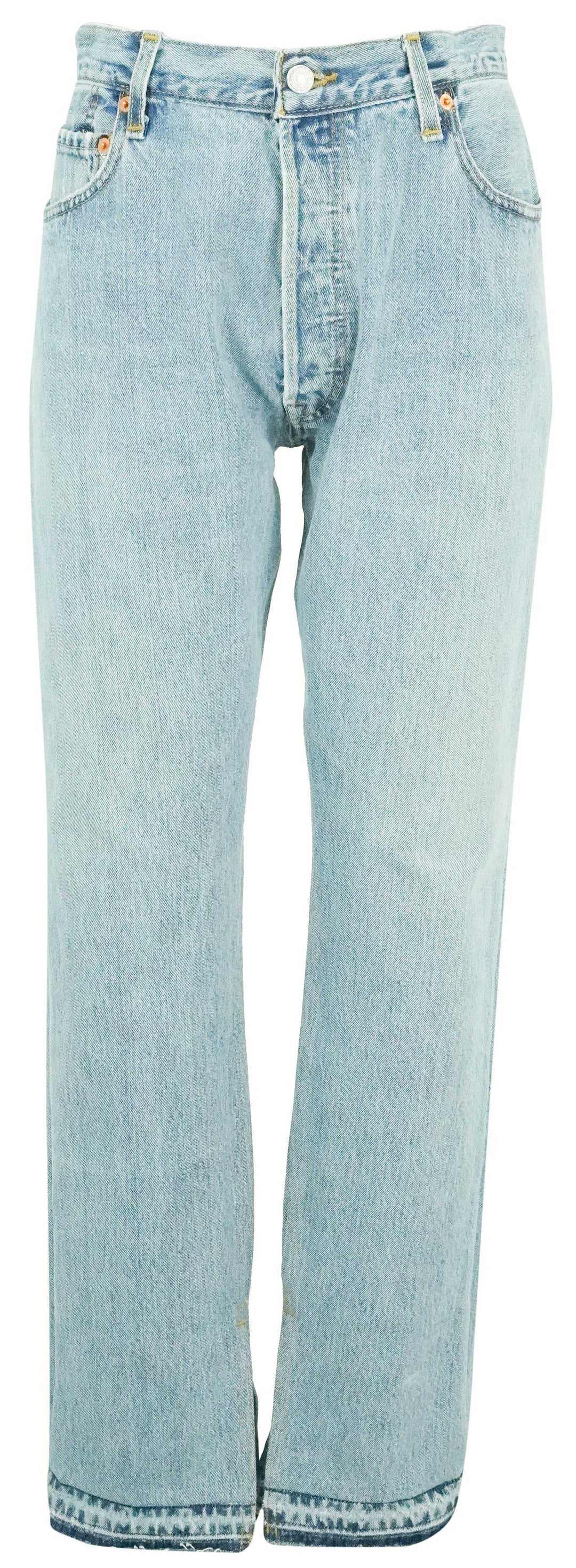Re/Done High Rise Skinny Boot in Indigo - Discounts on RE/DONE at UAL
