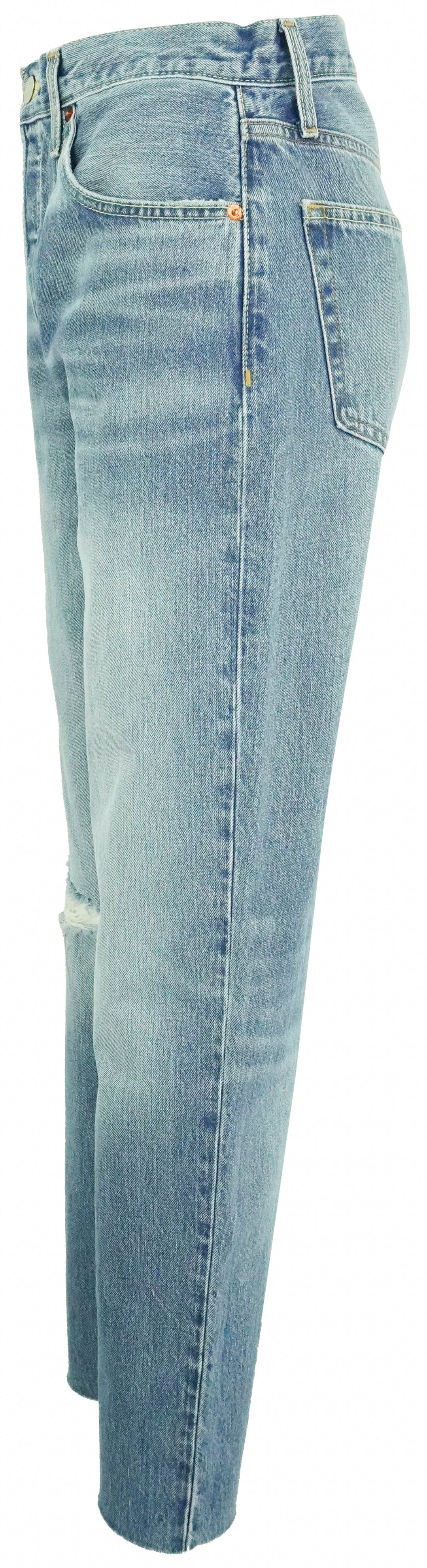Re/Done 70s Ulta High Rise Stovepipe in Worn Crystal - Discounts on RE/DONE at UAL