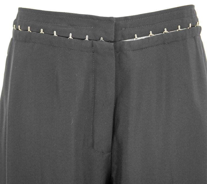 Mugler Hook & Eye Trousers in Black