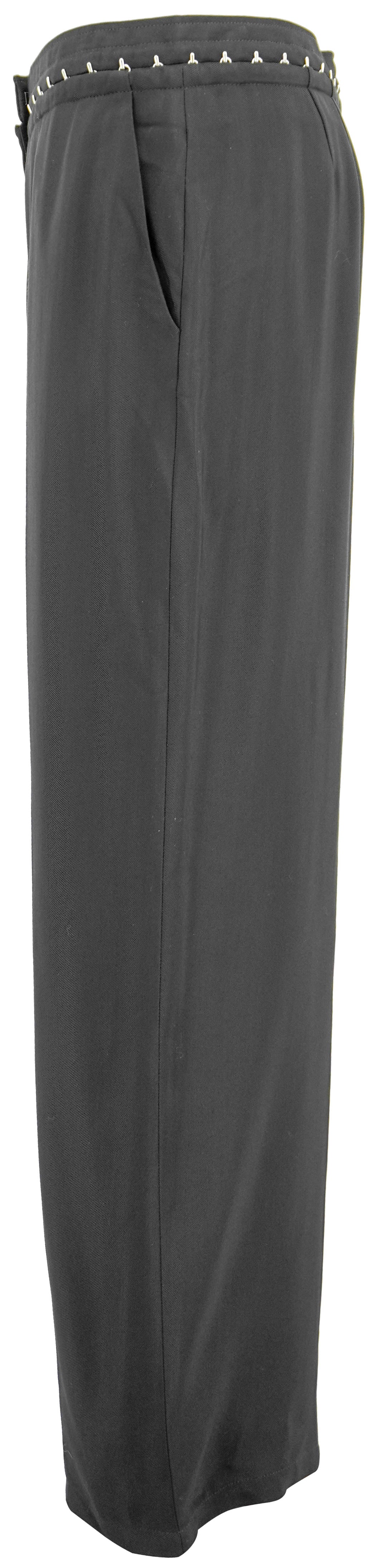 Mugler Hook & Eye Trousers in Black