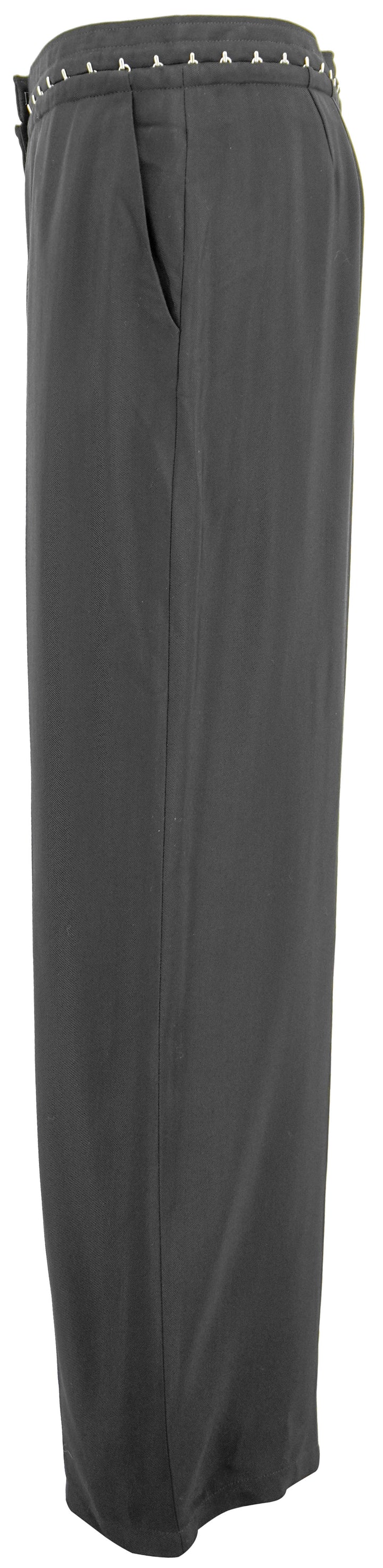 Mugler Hook & Eye Trousers in Black