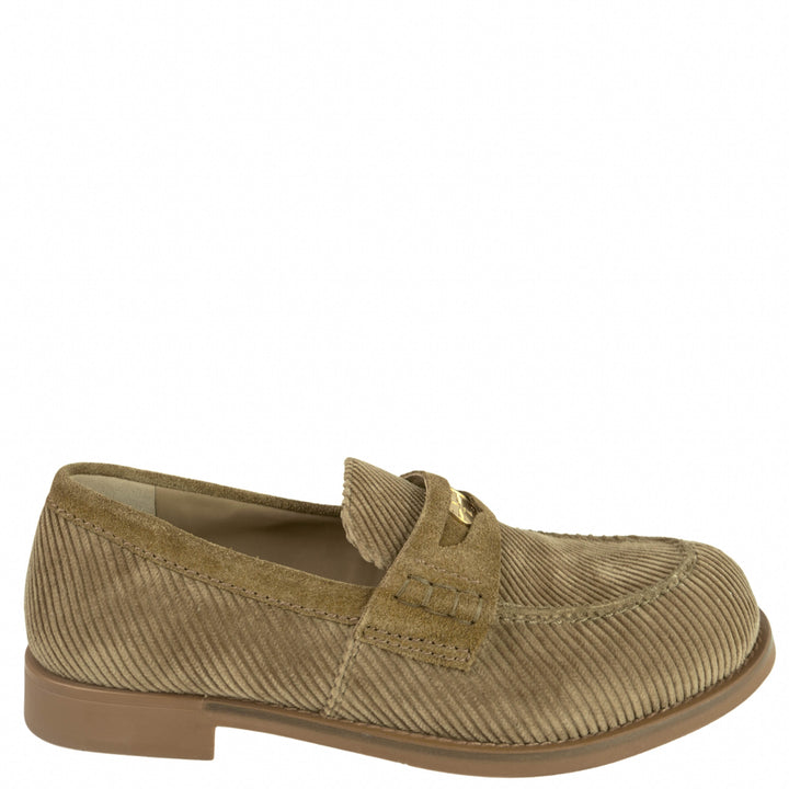 Miu Miu Corduroy Loafers in Beige