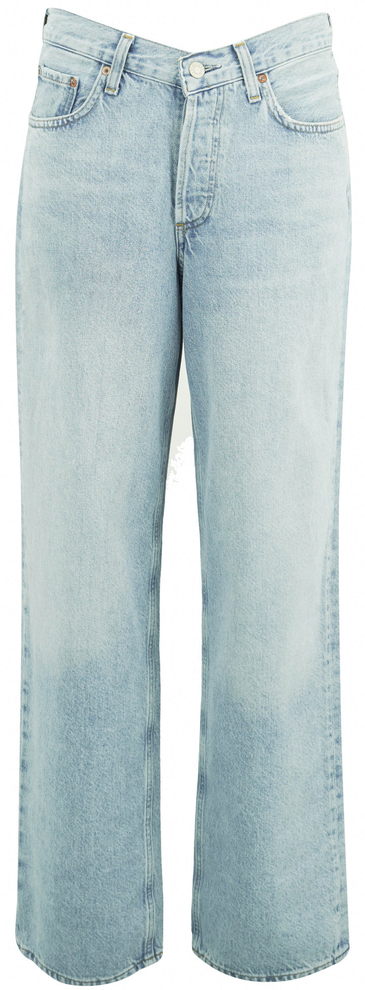 AGOLDE V-Waist Baggy Jeans in Prevail
